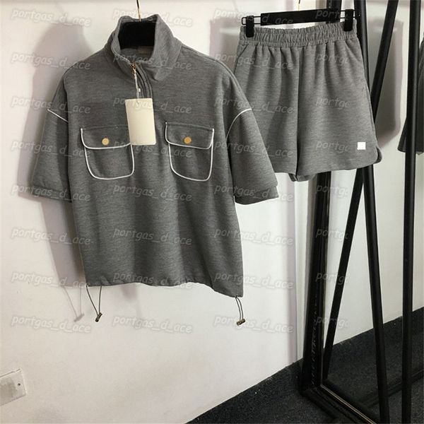 luxury women sweatshirts set designer summer short sleeve tracksuit casual sports elastic waist shorts, Black
luxury women sweatshirts set designer summer short sleeve tracksuit casual sports elastic waist shorts, Black