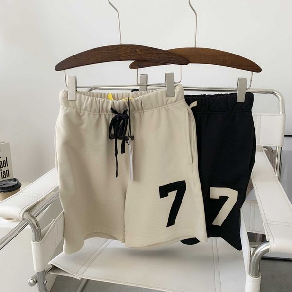 ess main line fog shorts digital flocking 7 loose casual capris high street fashion men's and women's sweatpants, Gray
ess main line fog shorts digital flocking 7 loose casual capris high street fashion men's and women's sweatpants, Gray