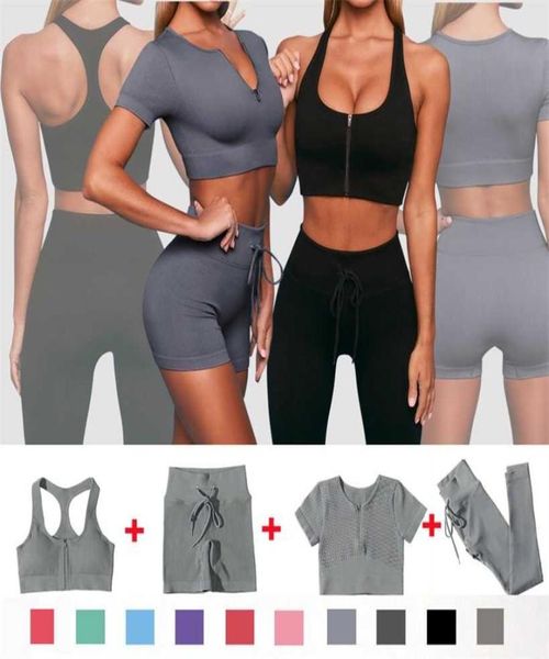 235 pcs yoga set legging tracksuit gym clothing zipper seamless sportswear high waist sports suits fitness s 2201122924773, White;red
235 pcs yoga set legging tracksuit gym clothing zipper seamless sportswear high waist sports suits fitness s 2201122924773, White;red