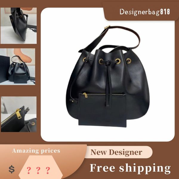 23ss new designer bag drawstring shoulder bag black bucket bag large capacity crossbady tote bag 7a quality women fashion sad dless bag beac
23ss new designer bag drawstring shoulder bag black bucket bag large capacity crossbady tote bag 7a quality women fashion sad dless bag beac