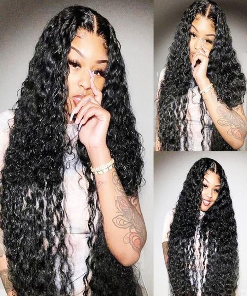 26 28 30inch water wave human hair bundles with lace closure 4x4 wet wavy curly4038814, Black
26 28 30inch water wave human hair bundles with lace closure 4x4 wet wavy curly4038814, Black