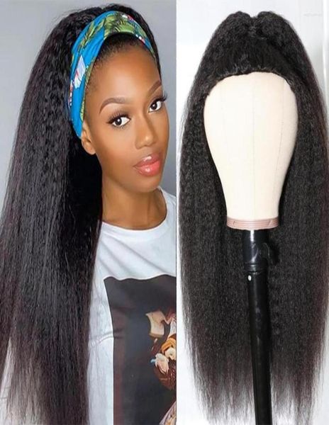 kinky straight headband human hair brazilian curly machine made glueless remy with head band for black women1150052, Black;brown
kinky straight headband human hair brazilian curly machine made glueless remy with head band for black women1150052, Black;brown