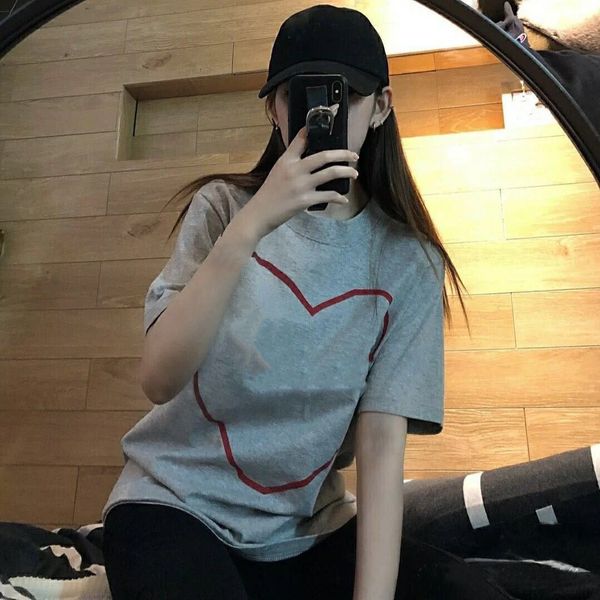 men's t-shirts fashion mens play t shirt designer red heart commes casual women s des badge garcons high quanlity cotton embroidery, White
men's t-shirts fashion mens play t shirt designer red heart commes casual women s des badge garcons high quanlity cotton embroidery, White