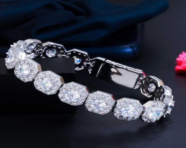 cwwzircons bling square halo cubic zirconia pave white gold color bracelet bangle for women wedding party hip hop jewelry cb270 h06540464, Black
cwwzircons bling square halo cubic zirconia pave white gold color bracelet bangle for women wedding party hip hop jewelry cb270 h06540464, Black
