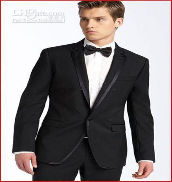 new custom made one button black groom tuxedos peak lapel man groomsmen men wedding suits bridegroom jacketpantsgirdlebow9249345, Black;gray
new custom made one button black groom tuxedos peak lapel man groomsmen men wedding suits bridegroom jacketpantsgirdlebow9249345, Black;gray