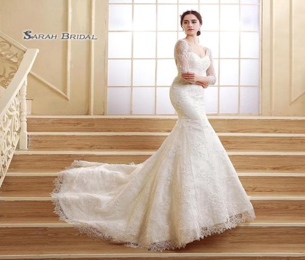 long sleeves mermaid backless vneck 2019 tulle robe de marriage bride beach wedding bridal wear zcl072259740, Black
long sleeves mermaid backless vneck 2019 tulle robe de marriage bride beach wedding bridal wear zcl072259740, Black