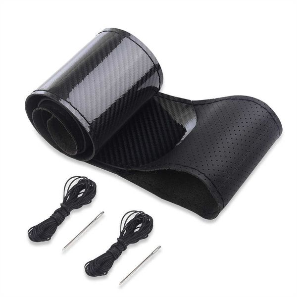 steering wheel covers carbon fiber car steering wheel cover sew diy hand stitch pu leather protector braiding cover for steering wheel 38 cm
steering wheel covers carbon fiber car steering wheel cover sew diy hand stitch pu leather protector braiding cover for steering wheel 38 cm