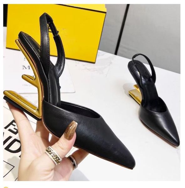 2023 designer high heels paris metal heterosexual sandals women dress shoes pointed toe slippers fashion leather pumps party wedding sandal, Black
2023 designer high heels paris metal heterosexual sandals women dress shoes pointed toe slippers fashion leather pumps party wedding sandal, Black