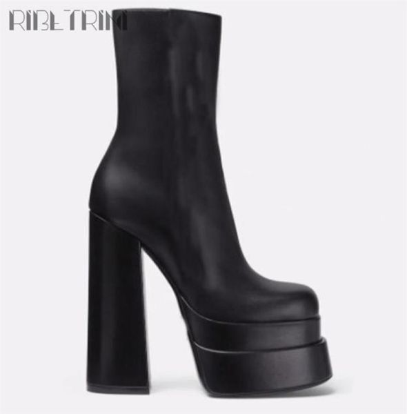 ribetrini brand double platform women039s boots zipper ankle booties high heels party dress vintage office woman sh8522350, Black
ribetrini brand double platform women039s boots zipper ankle booties high heels party dress vintage office woman sh8522350, Black