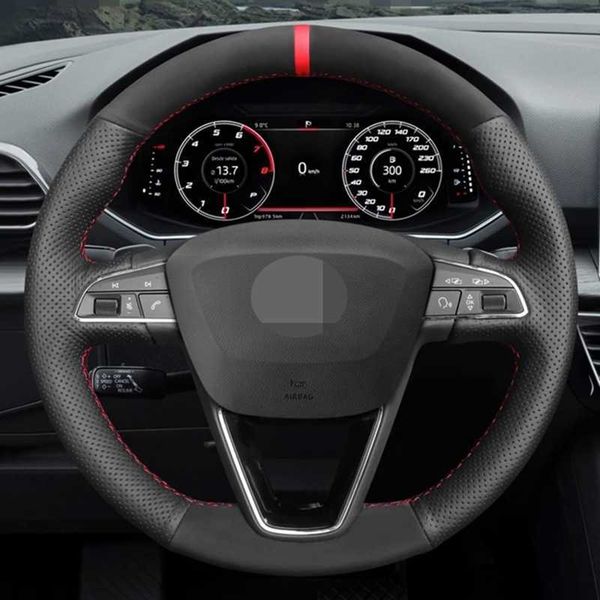 steering wheel covers car steering wheel covers diy black genuine leather suede for seat leon 5f mk3 2013-2020 ibiza 6j tarraco arona ateca
steering wheel covers car steering wheel covers diy black genuine leather suede for seat leon 5f mk3 2013-2020 ibiza 6j tarraco arona ateca