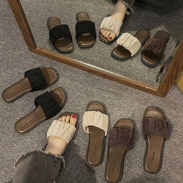 no box design summer new flat bottom slippers for women outerwear flat heels for pregnant women comfortable and fashionable square head wome, Black
no box design summer new flat bottom slippers for women outerwear flat heels for pregnant women comfortable and fashionable square head wome, Black