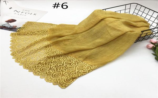 cotton plain scarf twohead luxruy lace floral muslim hijab headband shawl islamic female long patchwork head scarf 1pc 90180cm5261392, Blue;gray
cotton plain scarf twohead luxruy lace floral muslim hijab headband shawl islamic female long patchwork head scarf 1pc 90180cm5261392, Blue;gray