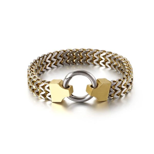 bangle fashion men punk strap color gold black bracelet stainless steel double layer retro scale chian watch bracelet jewlry
bangle fashion men punk strap color gold black bracelet stainless steel double layer retro scale chian watch bracelet jewlry