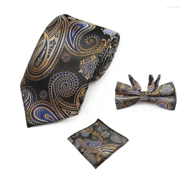 bow ties gusleson fashion paisley tie set silk mens necktie pocket square gravata hanky bowtie for wedding party9451549, Black;gray
bow ties gusleson fashion paisley tie set silk mens necktie pocket square gravata hanky bowtie for wedding party9451549, Black;gray