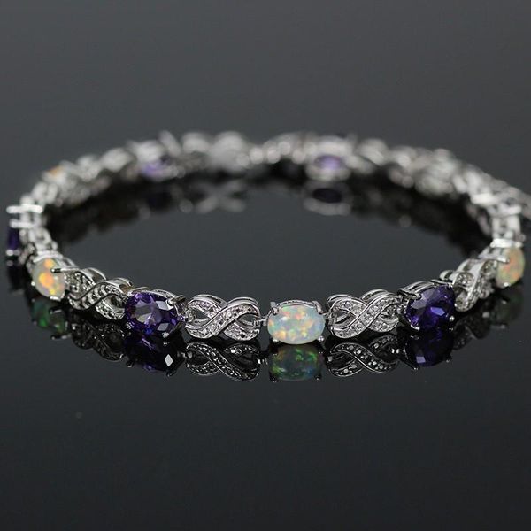 bangle jlb018 trendy fire opal gem purple stone bracelets for women elegant jewelry gift for lovers wedding, Black
bangle jlb018 trendy fire opal gem purple stone bracelets for women elegant jewelry gift for lovers wedding, Black