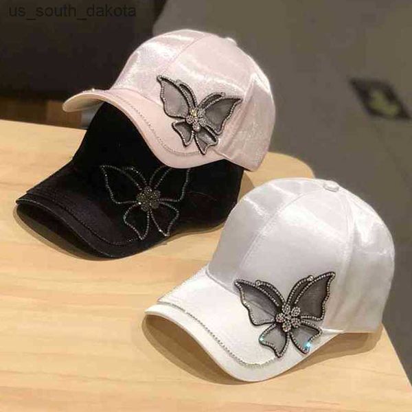 ball caps fashion butterfly rhinestone baseball cap women summer silk satin visor sun hat leisure adjustable lady snapback caps l230523, Blue;gray
ball caps fashion butterfly rhinestone baseball cap women summer silk satin visor sun hat leisure adjustable lady snapback caps l230523, Blue;gray