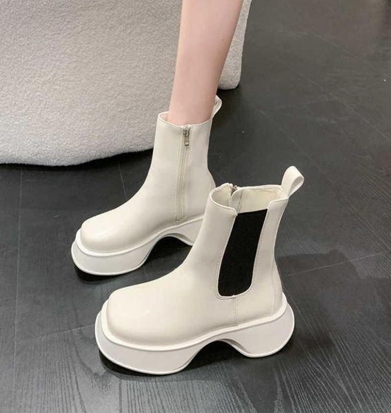 women female british style spring and autumn single 2021 new allmatch short thick bottom high boots 09261776137, Black
women female british style spring and autumn single 2021 new allmatch short thick bottom high boots 09261776137, Black
