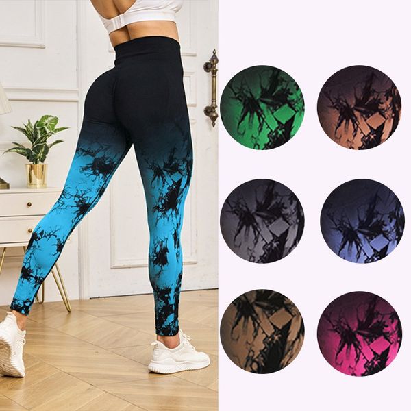 seamless gradient yoga pants tummy lifting high elasticity sports leggings 
seamless gradient yoga pants tummy lifting high elasticity sports leggings