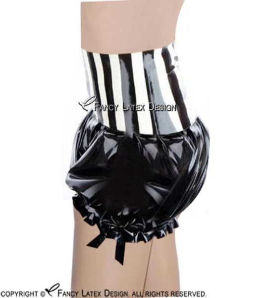 black and white latex briefs with bows stripes rubber underwears panties underpants pants panty 00878963143, Red;black
black and white latex briefs with bows stripes rubber underwears panties underpants pants panty 00878963143, Red;black