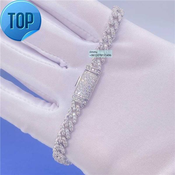 6mm hip hop jewelry 925 sterling silver iced out jewelry moissanite cuban bracelet vvs moissanite link cuban chain
6mm hip hop jewelry 925 sterling silver iced out jewelry moissanite cuban bracelet vvs moissanite link cuban chain