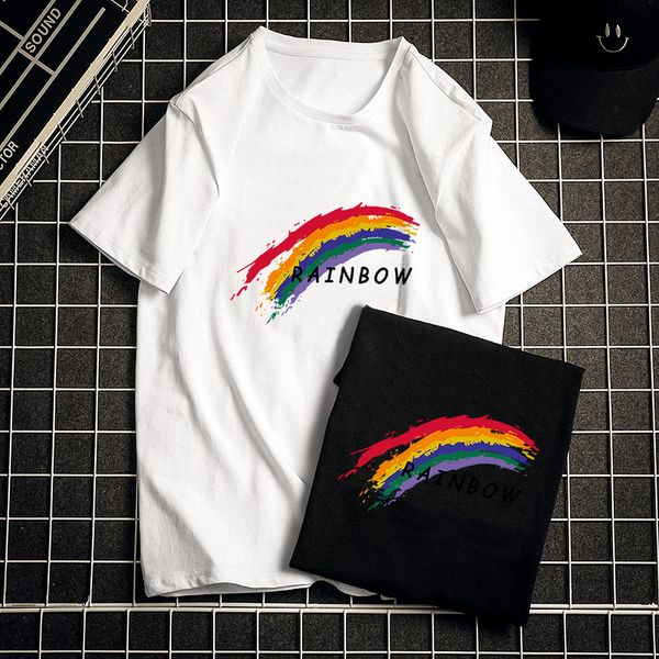 men's women designer t-shirts casual tee fashion letter short sleeve shirt, White;black
men's women designer t-shirts casual tee fashion letter short sleeve shirt, White;black