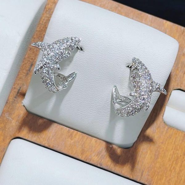 stud new luxury shark stud earrings cubic zirconia earring new arrival jewelry for women wedding girl party e7762, Golden;silver
stud new luxury shark stud earrings cubic zirconia earring new arrival jewelry for women wedding girl party e7762, Golden;silver