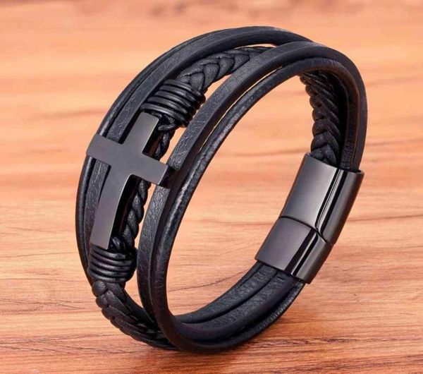 luxury multicolor cross design classic stainless steel men039s leather bracelet 192123 cm choose handsome christmas gifts2031260, Golden;silver
luxury multicolor cross design classic stainless steel men039s leather bracelet 192123 cm choose handsome christmas gifts2031260, Golden;silver
