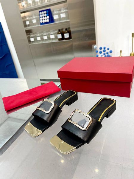 fashion sandals summer women flip flop slippers slide leather leisure sandals luxury valentinoity designers sandals h132, Black
fashion sandals summer women flip flop slippers slide leather leisure sandals luxury valentinoity designers sandals h132, Black