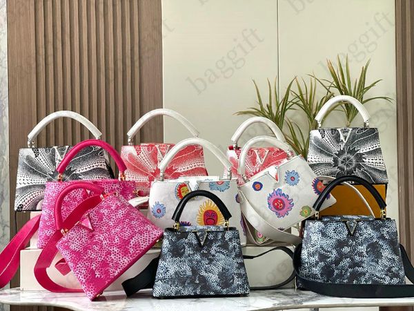 yayoi kusama capucines bb mm designer shoulder bag taurillon leather handle handbag luxury purse cross body m21704 m21705 m21726
yayoi kusama capucines bb mm designer shoulder bag taurillon leather handle handbag luxury purse cross body m21704 m21705 m21726