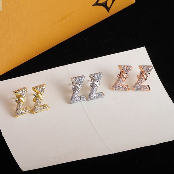 with box designer stud earring for women luxury letter studs earrings fashion sterling silver plated women girls love earring jewelry weddin, Golden;silver
with box designer stud earring for women luxury letter studs earrings fashion sterling silver plated women girls love earring jewelry weddin, Golden;silver