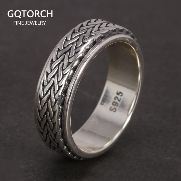 rings 925 sterling silver rotatable rings for men and women simple hemp rope type spinner rings vintage thai silver mens jewelry, Slivery;golden
rings 925 sterling silver rotatable rings for men and women simple hemp rope type spinner rings vintage thai silver mens jewelry, Slivery;golden