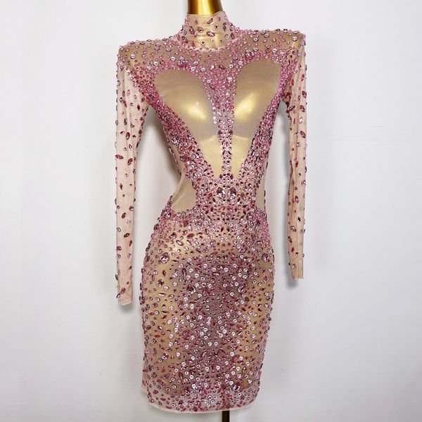 fashion birthday prom celebrity party dresses pink red green rhinestones mesh skinny long sleeve dress evening celebrate show see through st, White;black
fashion birthday prom celebrity party dresses pink red green rhinestones mesh skinny long sleeve dress evening celebrate show see through st, White;black