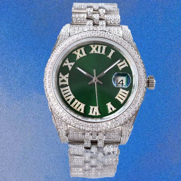 fashion diamond watches mens watch automatic watchs moissanite designer watches size 41mm 904l stainless steel bracelet sapphire glass water, Slivery;brown
fashion diamond watches mens watch automatic watchs moissanite designer watches size 41mm 904l stainless steel bracelet sapphire glass water, Slivery;brown