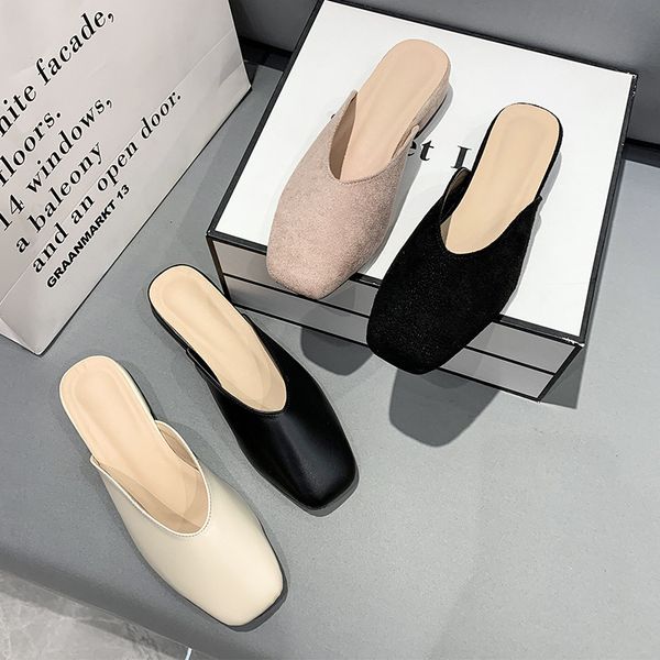 fashion womens outdoor sandals square close toe low heel slides grey ladies girls indoor slippers size 35-40, Black
fashion womens outdoor sandals square close toe low heel slides grey ladies girls indoor slippers size 35-40, Black