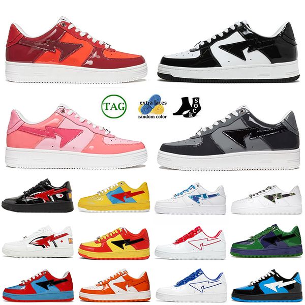 2023 patent leather black sats sk8 designer sneakers luxury fashion sta sk8 casual shoes womens mens sports shoe color camo combo pink orang
2023 patent leather black sats sk8 designer sneakers luxury fashion sta sk8 casual shoes womens mens sports shoe color camo combo pink orang