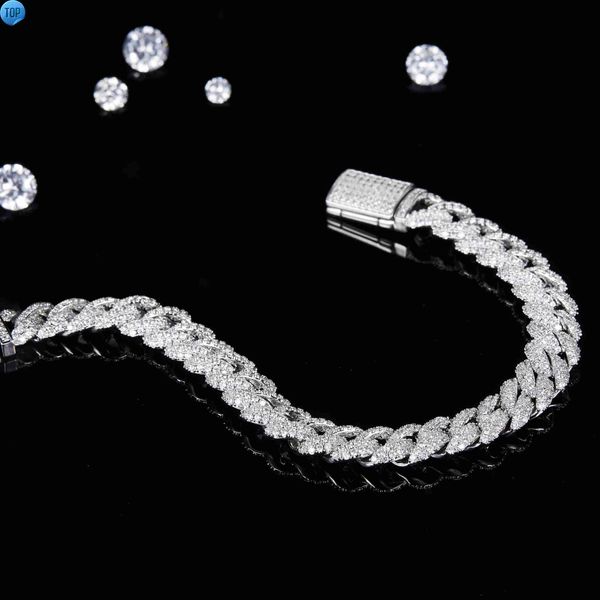 sterling silver jewelry manufacturer 10mm cuban chain bracelet moissanite bracelet men women d color vvs
sterling silver jewelry manufacturer 10mm cuban chain bracelet moissanite bracelet men women d color vvs