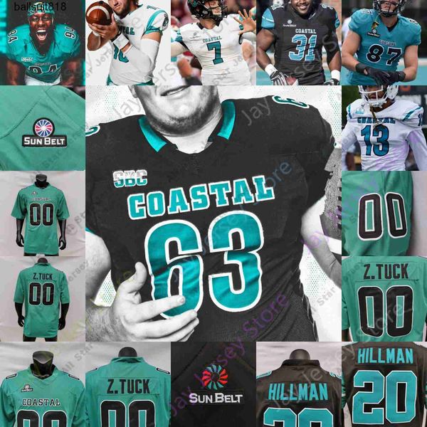american college football wear coastal carolina chanticleers football jersey ncaa college jared brown josaiah stewart shane bruce jahmar bro, Black
american college football wear coastal carolina chanticleers football jersey ncaa college jared brown josaiah stewart shane bruce jahmar bro, Black