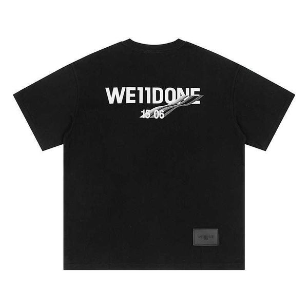 we11done track niche trendy brand american summer pure cotton loose fitting men's couple half short sleeved t-shirt ins, White;black
we11done track niche trendy brand american summer pure cotton loose fitting men's couple half short sleeved t-shirt ins, White;black