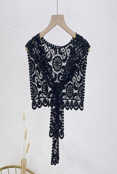 women hollow out floral lace big shawl wrap fake collar crochet tie knot front cotton scarf decorative short poncho capelet clo bo9427568, Black;gray
women hollow out floral lace big shawl wrap fake collar crochet tie knot front cotton scarf decorative short poncho capelet clo bo9427568, Black;gray