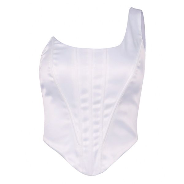 women's tanks & camis oblique shoulder satin fish bone off shoulder outer wearing chest tank female, White
women's tanks & camis oblique shoulder satin fish bone off shoulder outer wearing chest tank female, White