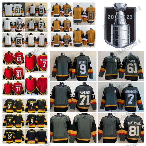 2023 stanley cup final 61 mark stone hockey jerseys 7 alex pietrangelo 71 william karlsson 81 jonathan marchessault 9 jack eichel jersey men, Black;red
2023 stanley cup final 61 mark stone hockey jerseys 7 alex pietrangelo 71 william karlsson 81 jonathan marchessault 9 jack eichel jersey men, Black;red