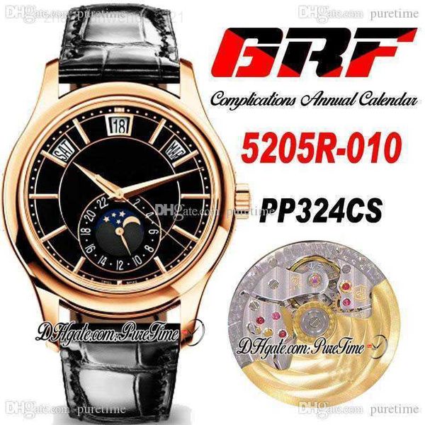 5205r-010 grf v2 a324 automatic mens watch complications annual calendar rose gold moon phase black dial brown leather watches pp324sc super, Slivery;golden
5205r-010 grf v2 a324 automatic mens watch complications annual calendar rose gold moon phase black dial brown leather watches pp324sc super, Slivery;golden