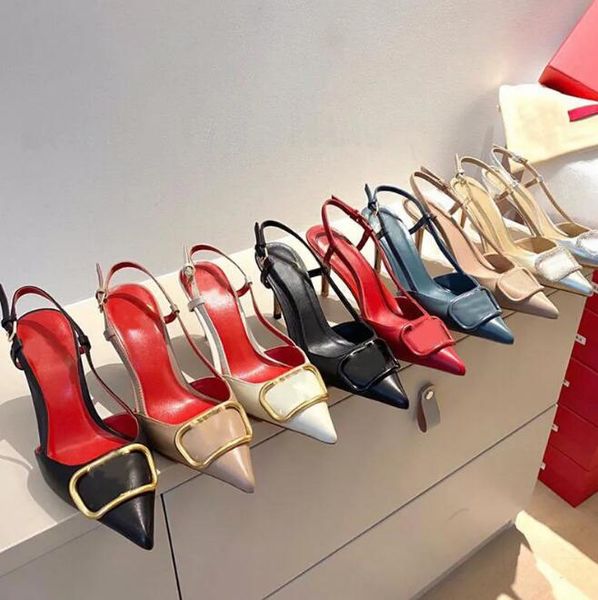 sandals brand designer shoes women slingback heels pumps pointed toe stiletto evening party shoes for women, Black
sandals brand designer shoes women slingback heels pumps pointed toe stiletto evening party shoes for women, Black