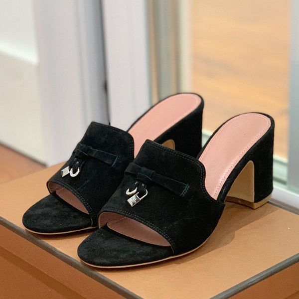 lp piana summer charms suede mules slippers slides chunky block heels open-toewomen luxury designers genuine leather outsole casual party sh, Black
lp piana summer charms suede mules slippers slides chunky block heels open-toewomen luxury designers genuine leather outsole casual party sh, Black