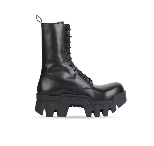 gear thick sole design trendy round toe lace up boots 21fw bulldozer archive high real leather boots, Black
gear thick sole design trendy round toe lace up boots 21fw bulldozer archive high real leather boots, Black