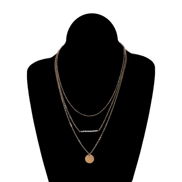 jewelry for women necklace pendant handmade designer jewlery copper bead chain pearl sequin multilayer combination set personality double-de, Silver
jewelry for women necklace pendant handmade designer jewlery copper bead chain pearl sequin multilayer combination set personality double-de, Silver