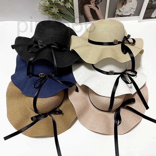 wide brim hats & bucket designer straw knitted round hat fashion ribbon sunscreen bamboo fiber leisure sunshade big eave fisherman bc4x, Blue;gray
wide brim hats & bucket designer straw knitted round hat fashion ribbon sunscreen bamboo fiber leisure sunshade big eave fisherman bc4x, Blue;gray