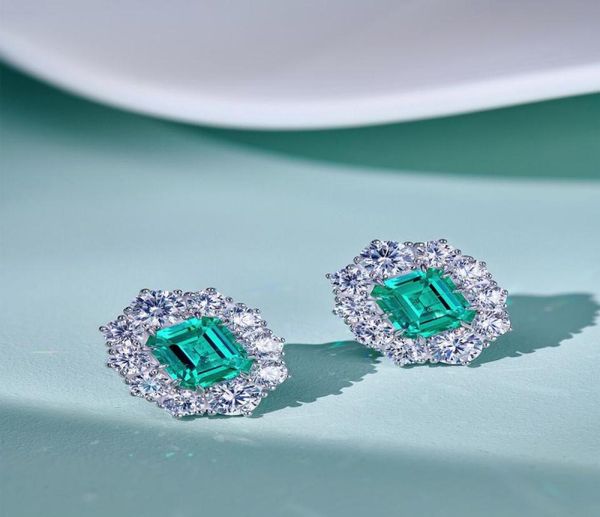 green natural emerald stud earring pure 925 sterling silver party fashion wedding jewelry women big white silver crystal diamond e5782909, Golden;silver
green natural emerald stud earring pure 925 sterling silver party fashion wedding jewelry women big white silver crystal diamond e5782909, Golden;silver
