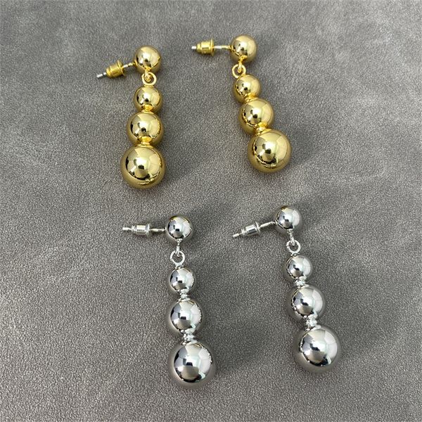 ins french smooth long metal ball pendant earrings for women with simple temperament fashionable high grade charm jewelry, Golden;silver
ins french smooth long metal ball pendant earrings for women with simple temperament fashionable high grade charm jewelry, Golden;silver
