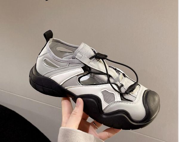 2023 new design women's casual low-heeled sports sandals hollowed out mesh design comfortable breathable women's vulcanized shoes, Black
2023 new design women's casual low-heeled sports sandals hollowed out mesh design comfortable breathable women's vulcanized shoes, Black
